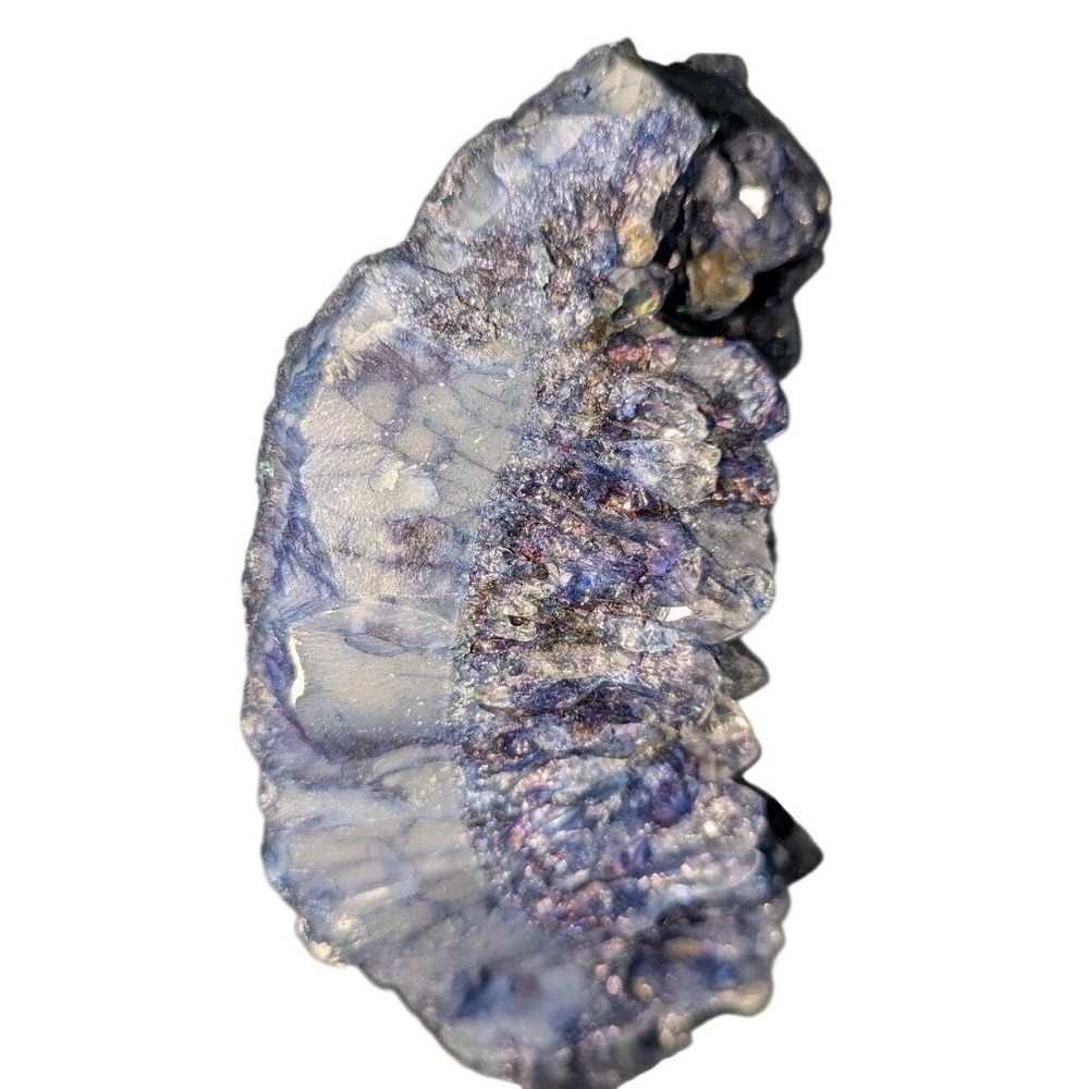 Blue Fluorite Quartz Crystal Cluster Brazil Over 2lbs Healing Rock Specimen - Picture 9 of 12